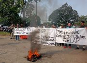 HMI IUQI Cabang Kota Bogor Gelar Aksi di Kantor Dishub, Menolak Celaka di Jalan Gelap