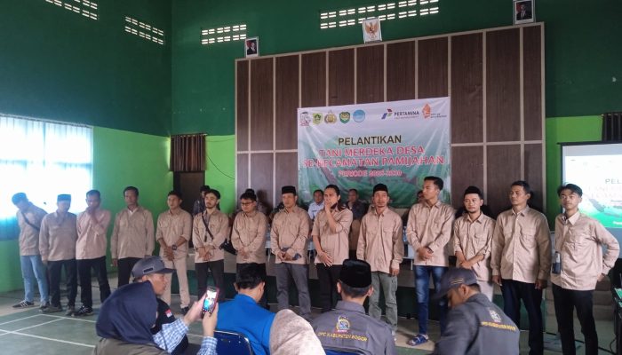 Dilantik, Pengurus TMI Desa Se-Kecamatan Pamijahan Siap Majukan Sektor Pertanian 